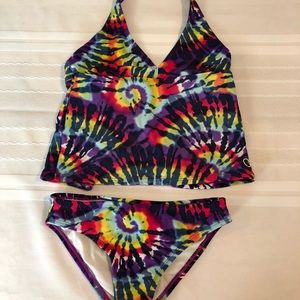 Little girls size 6/6x two piece swim suite.